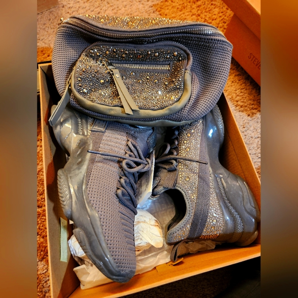 Shoes & crossbody fanny pack (sold together)